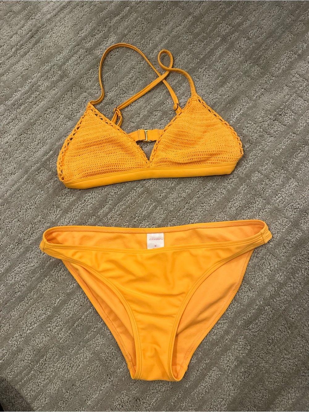 Xhilaration Bright OrangeTriangle Bikini